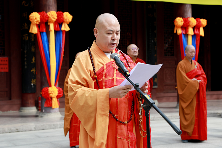 草堂寺举行“谛性老和尚圆寂三周年追思法会”(图3)