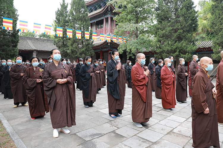 草堂寺举行“谛性老和尚圆寂三周年追思法会”(图8)