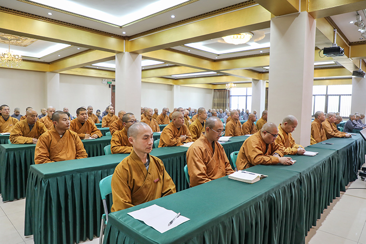 法门寺佛学院举行2023年春季开学动员会(图3)