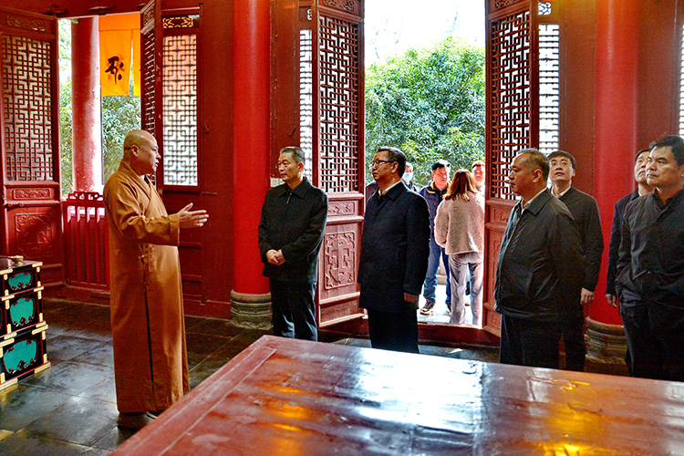 李兴旺一行到西安市大兴善寺调研(图3)