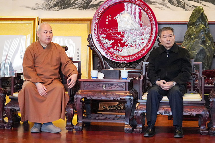 李兴旺一行到西安市大兴善寺调研(图5)