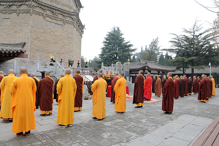 法门寺、法门寺佛学院癸卯年释迦如来出家祝圣祈福(图3)