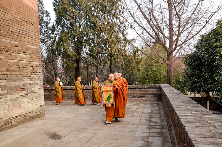 香积寺善导大师塔修缮开工洒净圆满(图3)