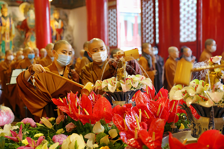 恭迎释迦如来圣诞——陕西各寺院举办浴佛祈福法会(图29)