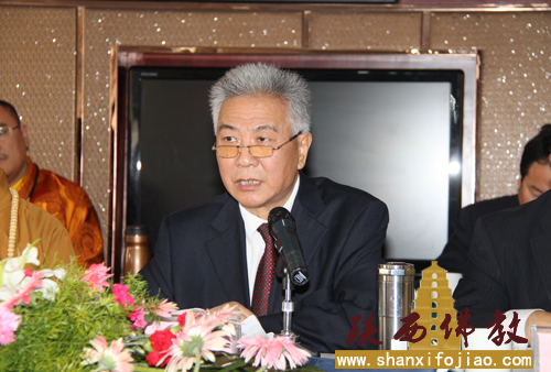 陕西省佛教协会六届三次理事会在榆林召开(图4)