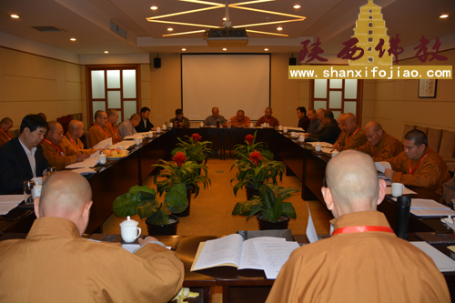 参加陕西省佛教协会第七次全省代表会议分组讨论(图7)