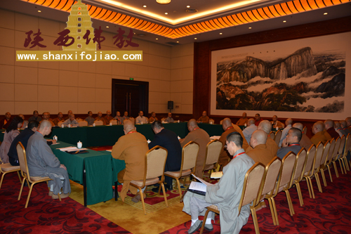 参加陕西省佛教协会第七次全省代表会议分组讨论(图3)