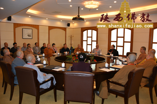 参加陕西省佛教协会第七次全省代表会议分组讨论(图14)