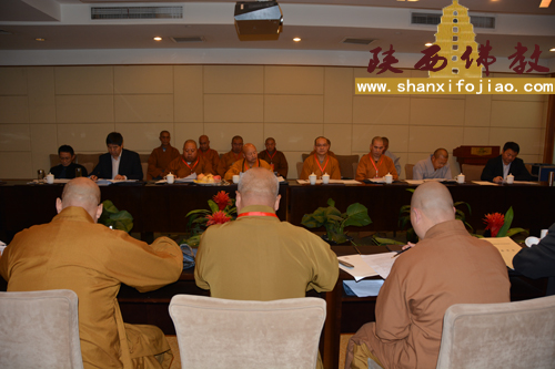 参加陕西省佛教协会第七次全省代表会议分组讨论(图8)