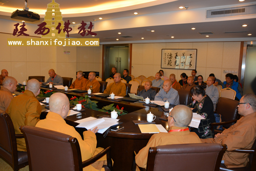 参加陕西省佛教协会第七次全省代表会议分组讨论(图11)