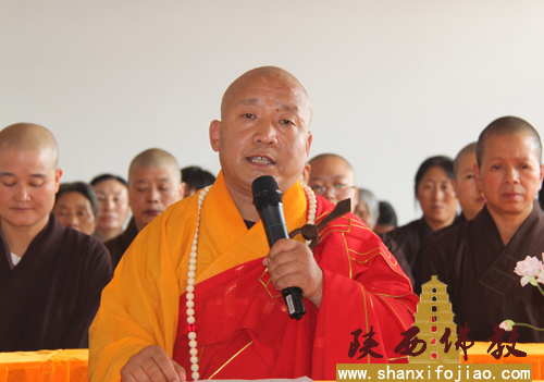 省首届汉传讲经交流会讲经法师代表巡讲活动在榆林戴兴寺举行