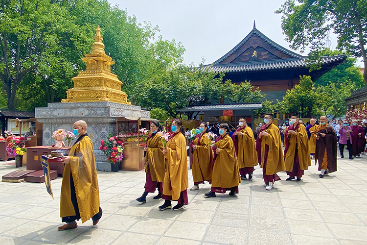 密宗祖庭西安大兴善寺"开智增慧61祈福学子"护摩法会吉祥圆满(图1)