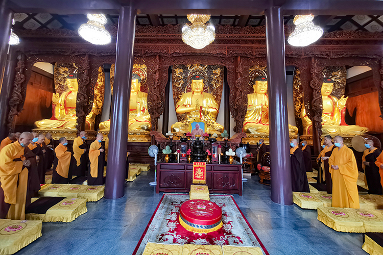 法门寺、法门寺佛学院举行净一长老圆寂二十周年纪念活动