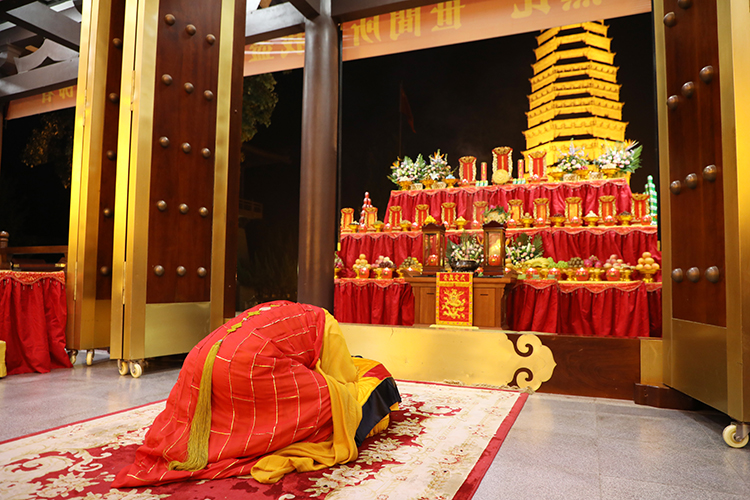 初心明月 国泰民安•法门寺举办壬寅年中秋佳节系列活动