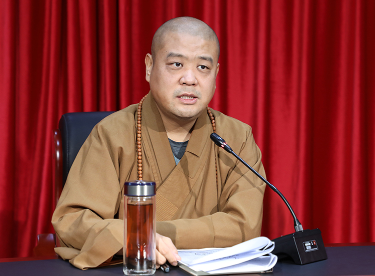 法门寺佛学院开展2022年冬季安全检查及教育工作动员会(图6)