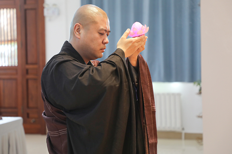 法门寺佛学院举行传印长老纪念追思活动(图3)