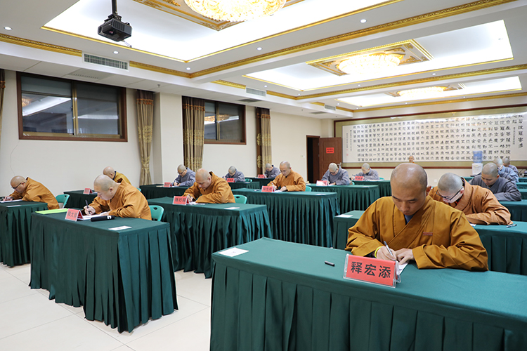 法门寺佛学院承办全国汉传佛教教师资格认定（陕西地区）考试工作(图4)