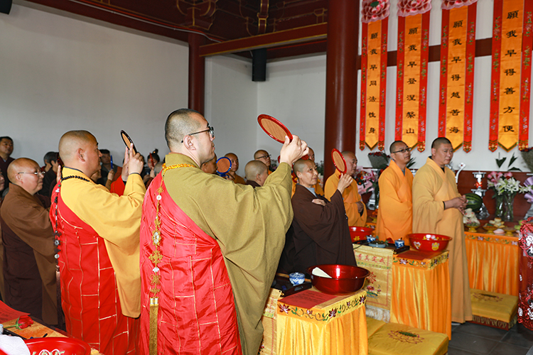 宽旭会长赴富县开元寺参加揭牌仪式暨观音圣像开光法会(图8)