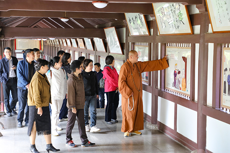 镇江市人大常委会来法门寺调研宗教工作(图2)