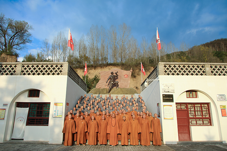 法门寺佛学院举办秋季“开学第一课”爱国主义实践教学活动(图6)