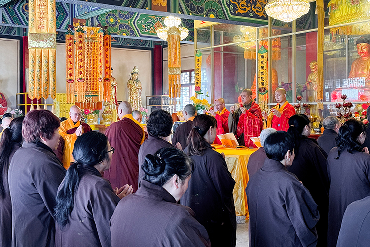 法门寺佛学院赴麟游青莲寺传授在家菩萨戒(图3)