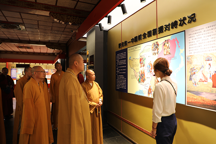 法门寺佛学院赴凉州会盟纪念馆开展铸牢中华民族共同体意识主题教育学习(图3)