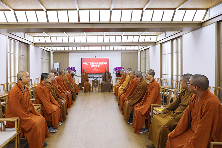 广东佛学院曹溪学院一行来法门寺参访交流(图1)