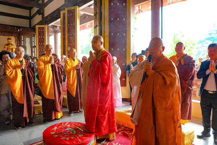 韩国道诜寺代表团来法门寺参访(图2)
