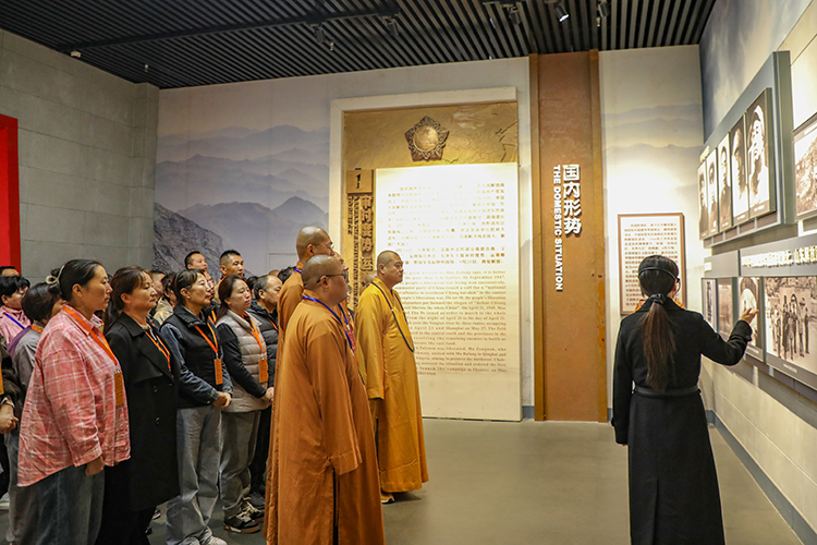 陕西省佛教协会第七期骨干居士培训班在法门寺佛学院开班(图5)