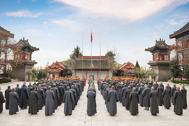 法门寺佛学院开展2024年“宪法宣传周”学习活动(图1)