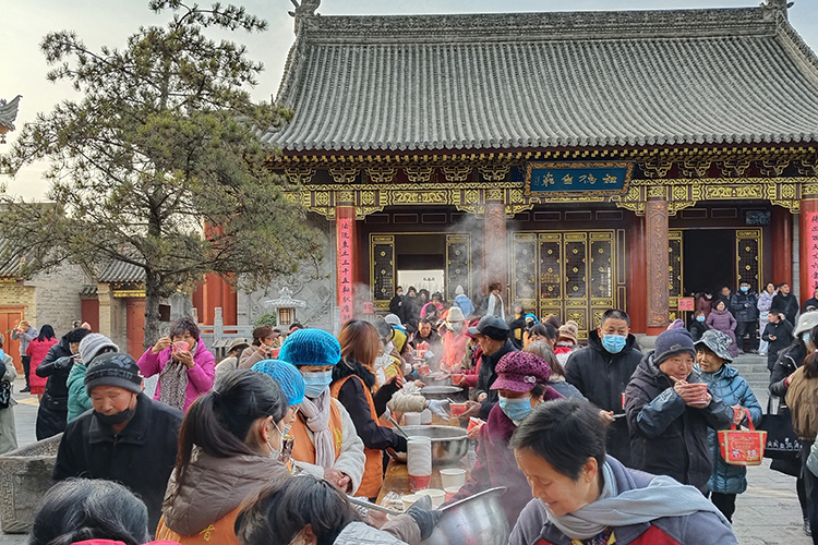 陕西省各寺院启建甲辰年释迦如来成道祝圣祈福法会暨腊八施粥活动(图22)