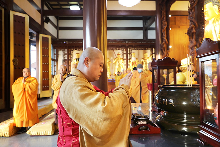 法门寺启建甲辰年除夕祈福报恩普供法会(图1)