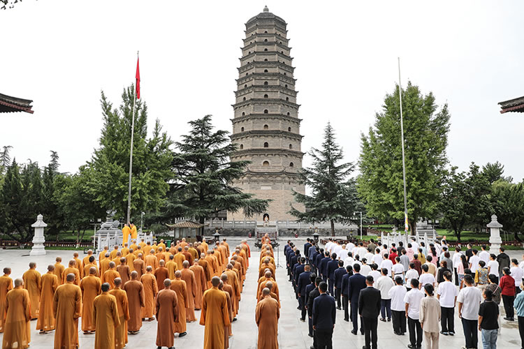 恭迎释迦如来圣诞——陕西各寺院举办浴佛祈福法会(图2)