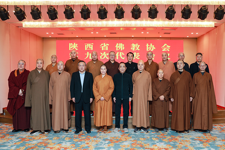 陕西省佛教协会第九次代表会议在西安召开(图8)
