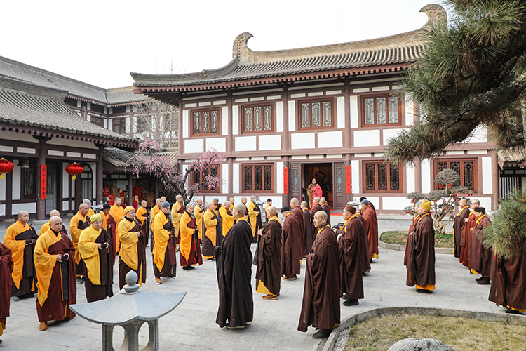 法门寺乙巳年除夕礼祖辞岁(图2)