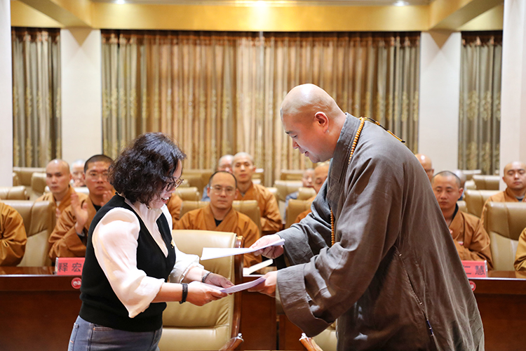 法门寺佛学院举行《宗教界培育践行社会主义核心价值观导读》项目启动仪式(图6)