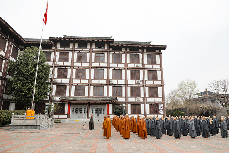 法门寺佛学院举行2026年春季学期开学典礼(图1)