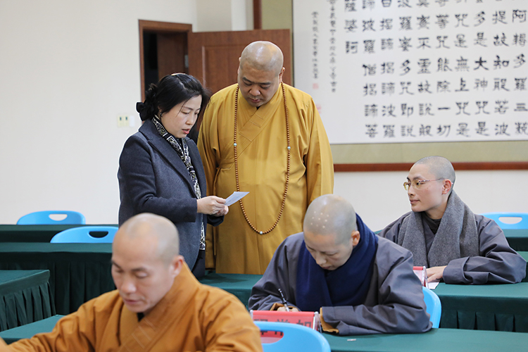 法门寺佛学院承办全国汉传佛教教师资格认定（陕西地区）考试工作(图2)