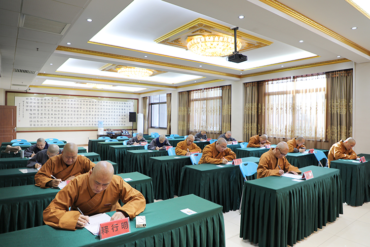 法门寺佛学院承办全国汉传佛教教师资格认定（陕西地区）考试工作(图3)