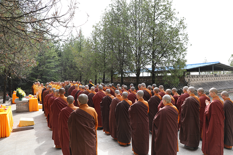 法门寺佛学院丙午清明祭祖扫塔(图3)