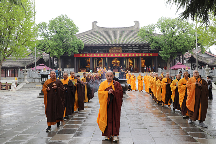 法门寺启建丙午年普贤菩萨圣诞祝圣祈福法会(图2)