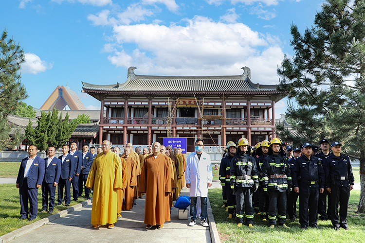 法门寺开展2026年“五一”假期突发应急消防安全演练(图5)