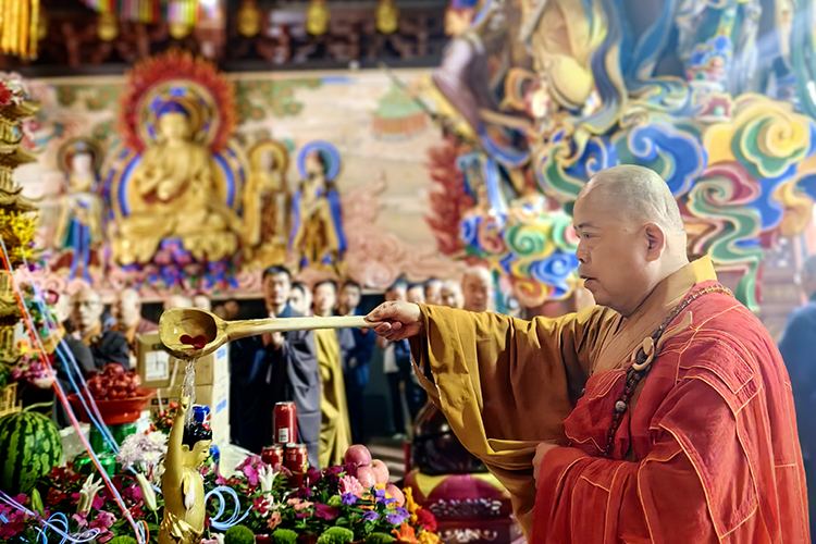 恭迎释迦如来圣诞——陕西各寺院举办浴佛祈福法会(图9)