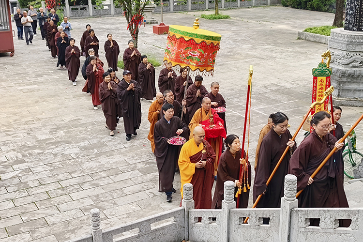 恭迎释迦如来圣诞——陕西各寺院举办浴佛祈福法会(图20)