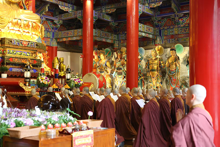 恭迎释迦如来圣诞——陕西各寺院举办浴佛祈福法会(图28)