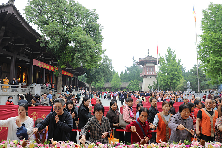 法门寺启建丙午年护国息灾浴佛祝圣祈福法会(图7)