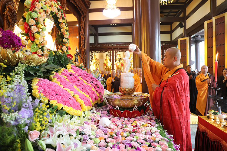 法门寺佛学院启建丙午年护国息灾浴佛祝圣祈福法会(图1)