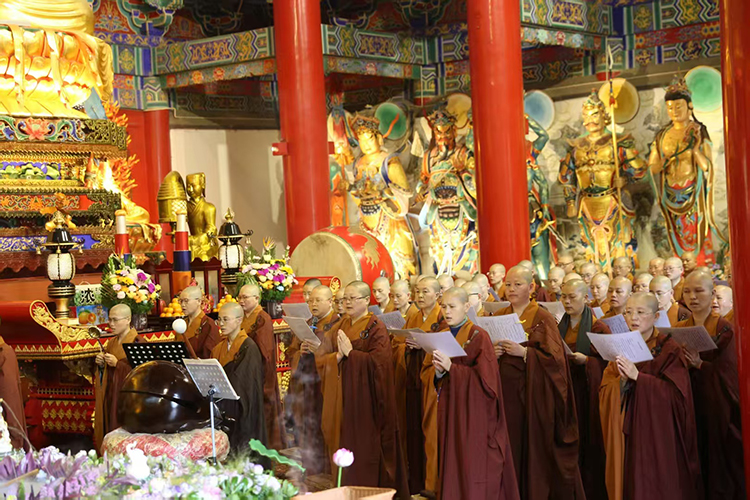 法门寺佛学院启建丙午年护国息灾浴佛祝圣祈福法会(图2)