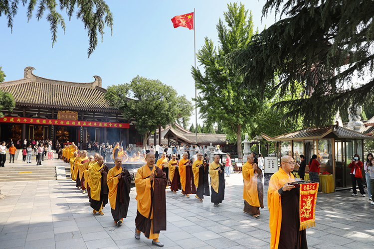 法门寺启建丙午年文殊菩萨圣诞祝圣祈福法会