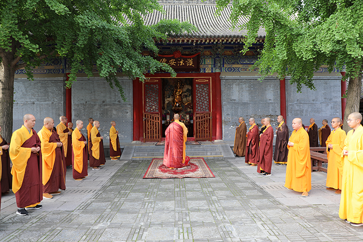 法门寺、法门寺佛学院丙午年结夏安居(图1)